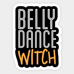 Belly Dance Witch Sticker